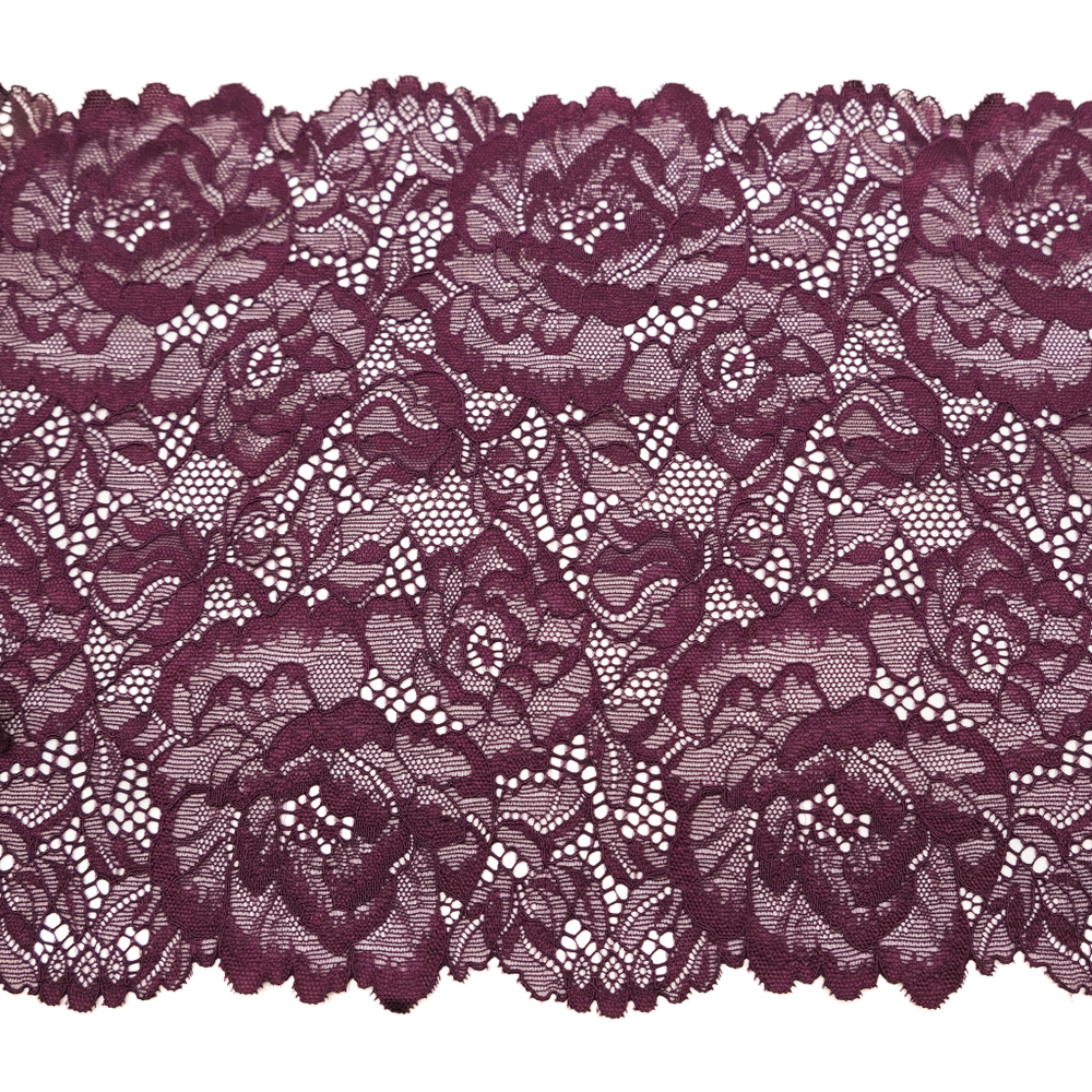 Кружево эластичное СЛИВА, 21см