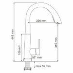 Смеситель для кухни WasserKRAFT A8617