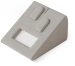 Вкладыш 08/стойка/для 2 колец/2 вертикальных язычка/окошко д/бирки/прорезь для нитки