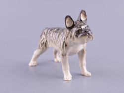 Скульптура Серый Французский бульдог арт. 82.89346.00.1