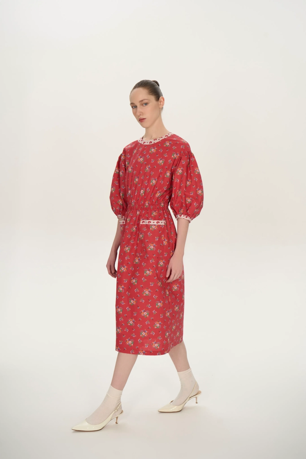 Платье «Ситец», красный