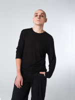 Лонгслив унисекс "Темнота". Черный