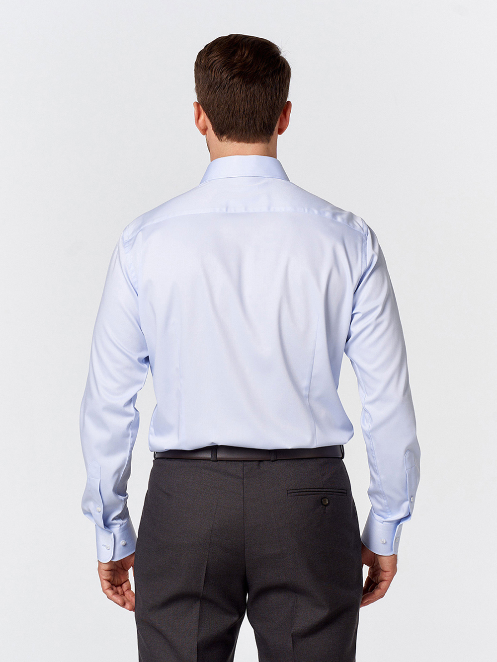 Сорочка мужская VESTER длинный рукав, цвет голубой, бамбуковое волокно 51518 08