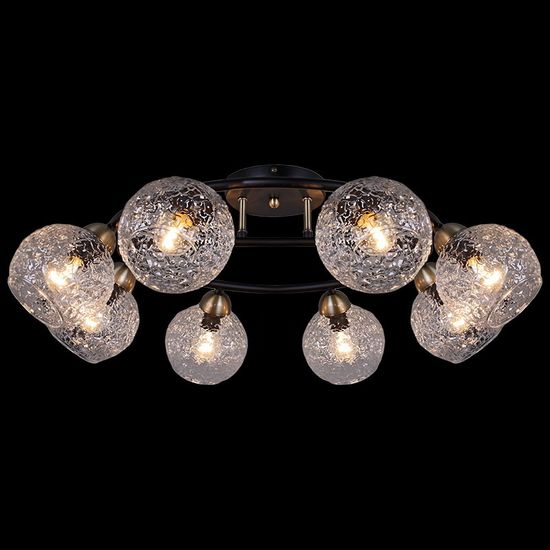 Люстра потолочная ILLUMICO E14 IL0296-8CSQ-79 BK AB