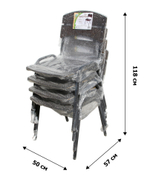 Набор мебели Комплект Агро Бистро квадратный стол ( 4 кресла)