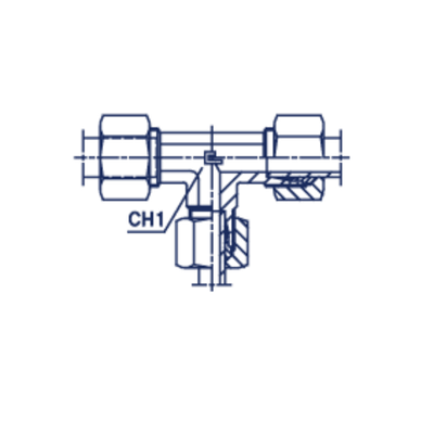 Соединение PRT DL08 06 08 (в сборе)