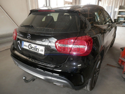 Фаркоп оцинкованный Galia M134C для Mercedes GLA-Class 2014-, Infiniti Q30 2016-(паспорт и сертификат в комплекте)(без электрики)