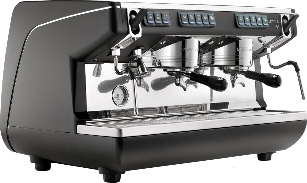 Кофемашина Nuova Simonelli Appia Life 2Gr V черная, высокие группы, автомат