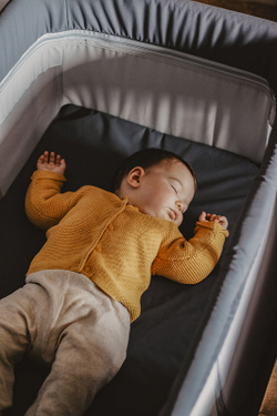 Детская люлька-кроватка-манеж Beaba Lit Parapluie 3 в 1 946001 MINERAL GRIS