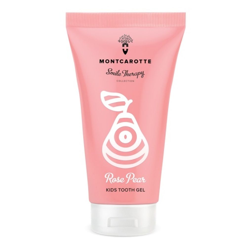 Montcarotte rose pear kids tooth gel kids smile therapy 30m детский зубной гель розовая груша 30мл