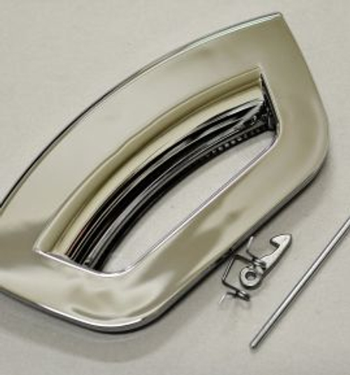 Ручка люка Ariston, Indesit (хромированная)