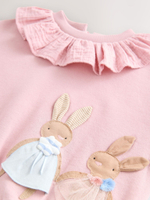 Толстовка с воротником и легинсы в комплекте для девочки Next E54-942, Розовый, Темно-серый