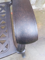 Скамья из литого алюминия Valeria II