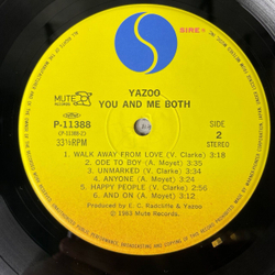 Винтажная виниловая пластинка LP Yazoo You And Me Both (Japan 1983) (Obi) Mr. Blue