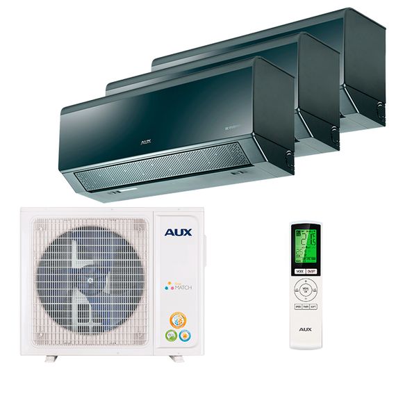 Мультисплит система на 3 комнаты AUX AMWM-H09/4R2(CC) x 3 / AM3-H21/4DR2
