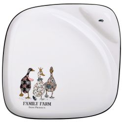 ТАРЕЛКА ОБЕДЕННАЯ LEFARD "FAMILY FARM" 2 СЕКЦИИ 26*2,5 СМ (КОР=12ШТ.)