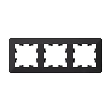 Рамка 3-м AtlasDesign Air карбон/дым. черн. SE ATN221003