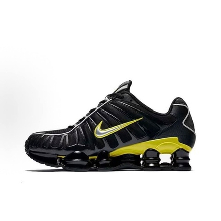 Nike Shox TL “Black Dynamic Yellow Metallic Silver”