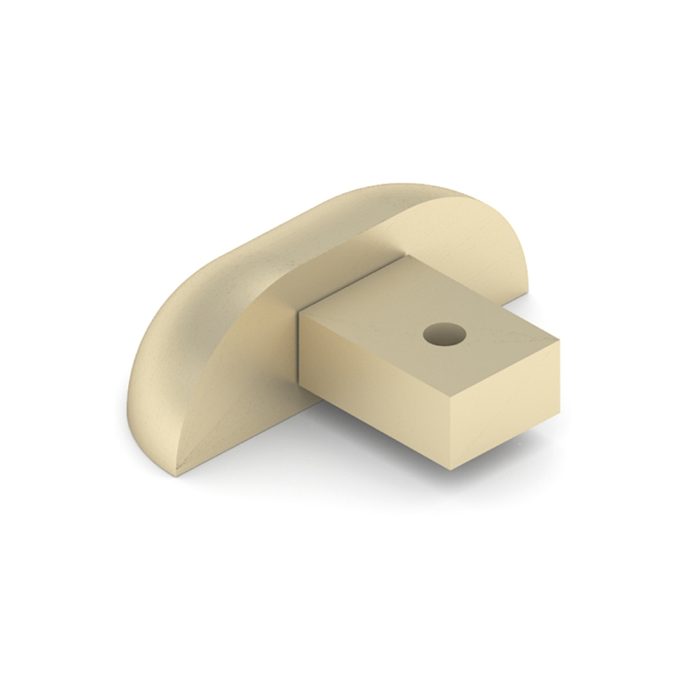 Заглушка для однополозной нижней направляющей, золото матовое (AL) (AS0030) Aristo