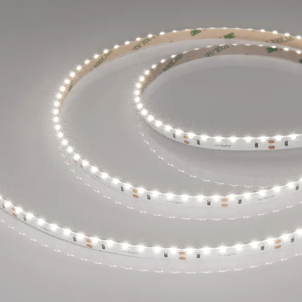 Светодиодная лента RS-S120-8mm 24V Day5000 (9.6 W/m, IP20, 3014, 5m) (Arlight, боковое свечение) 039426