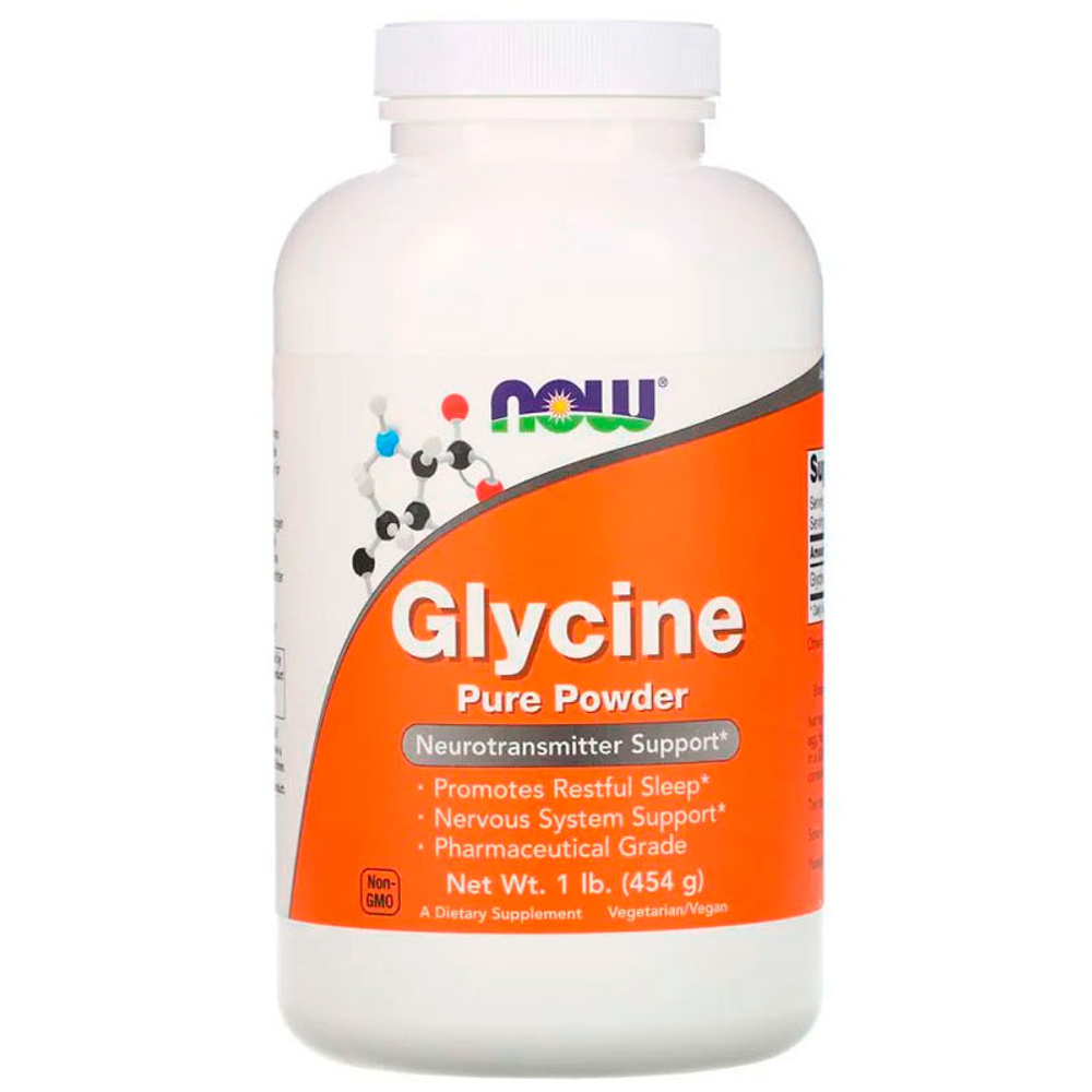 NOW Glycine Pure Powder (454 гр.)