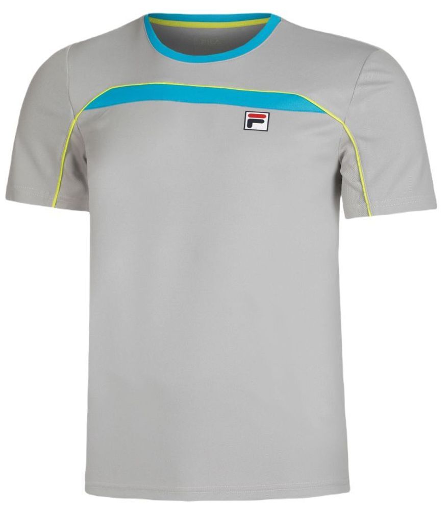 Мужская теннисная футболка Fila Austarlian Open Asher Crew T-Shirt - серый