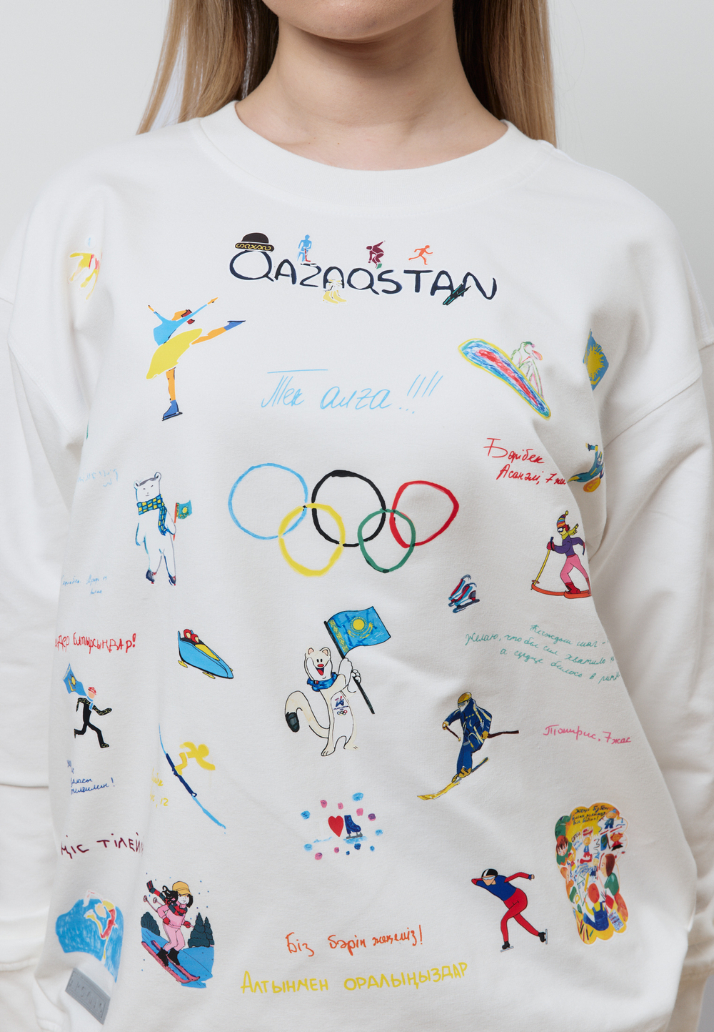 Свитшот OLYMPIC CHILD WHITE