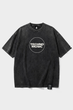 Футболка SHMOT "TECHNO" GARMENT DYE Черный