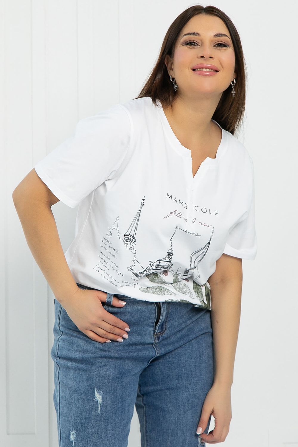 Блуза Арди (белая) Б12859-20М LT Collection