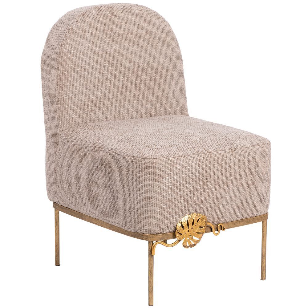 Кресло Monstera Deliciosa (Монстера) Бежевый Амбер