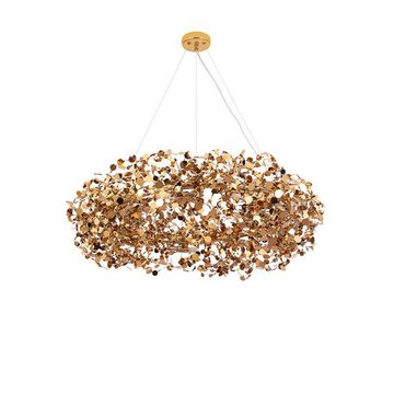 Люстра подвесная 9*G9 GARDEN SP9 D800 GOLD золото Crystal Lux
