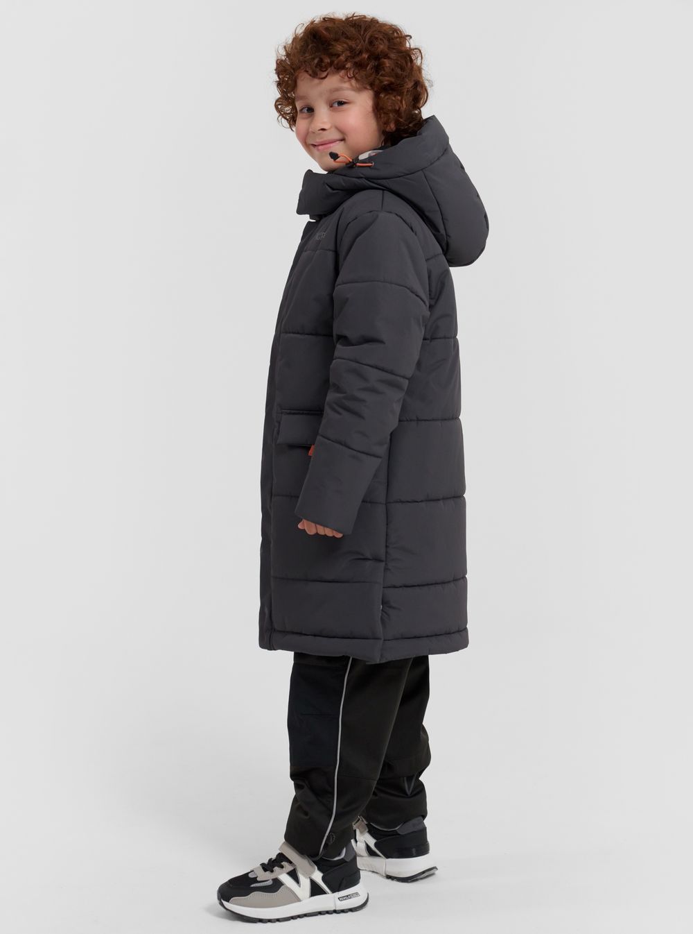 Пальто детское MIGELE NORPPA серый гравий
