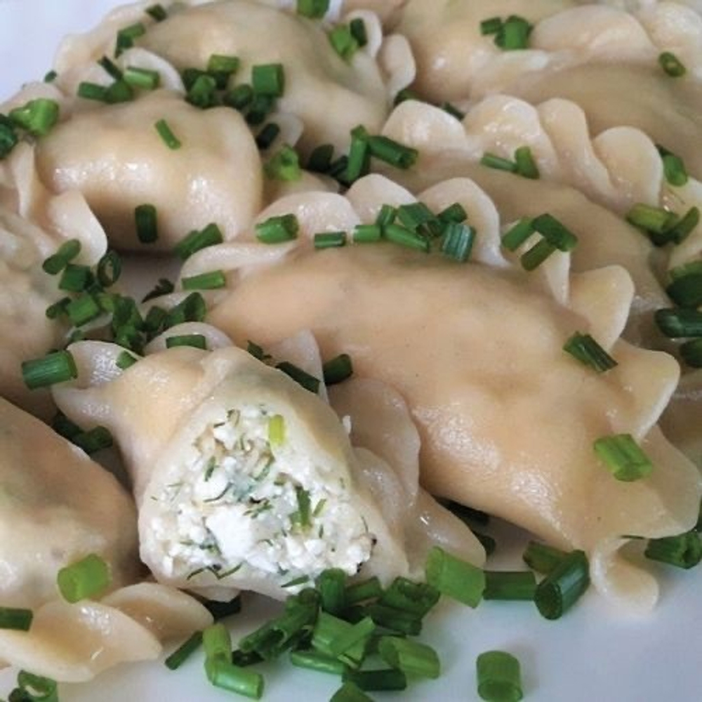 Вареники с творогом и зеленью, 1кг