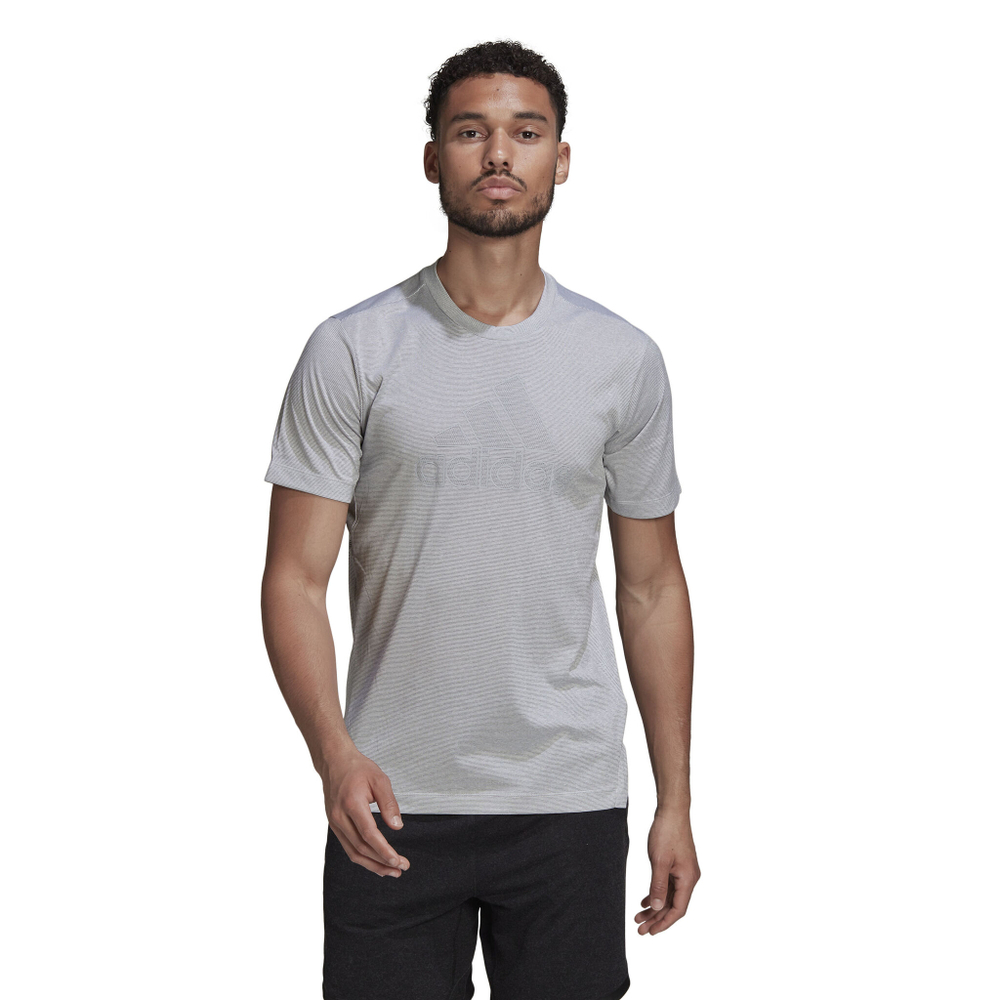 Мужское теннисное поло adidas BOS Primeblue T-Shirt Men - White