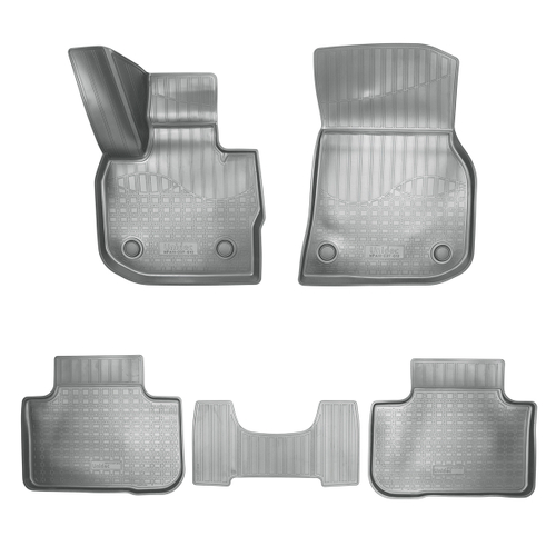 Ковры в салон Norplast/Unidec для BMW X4 в кузове G02 (2018-)Полиуретан,Серый, арт.NPA11-C07-610-G