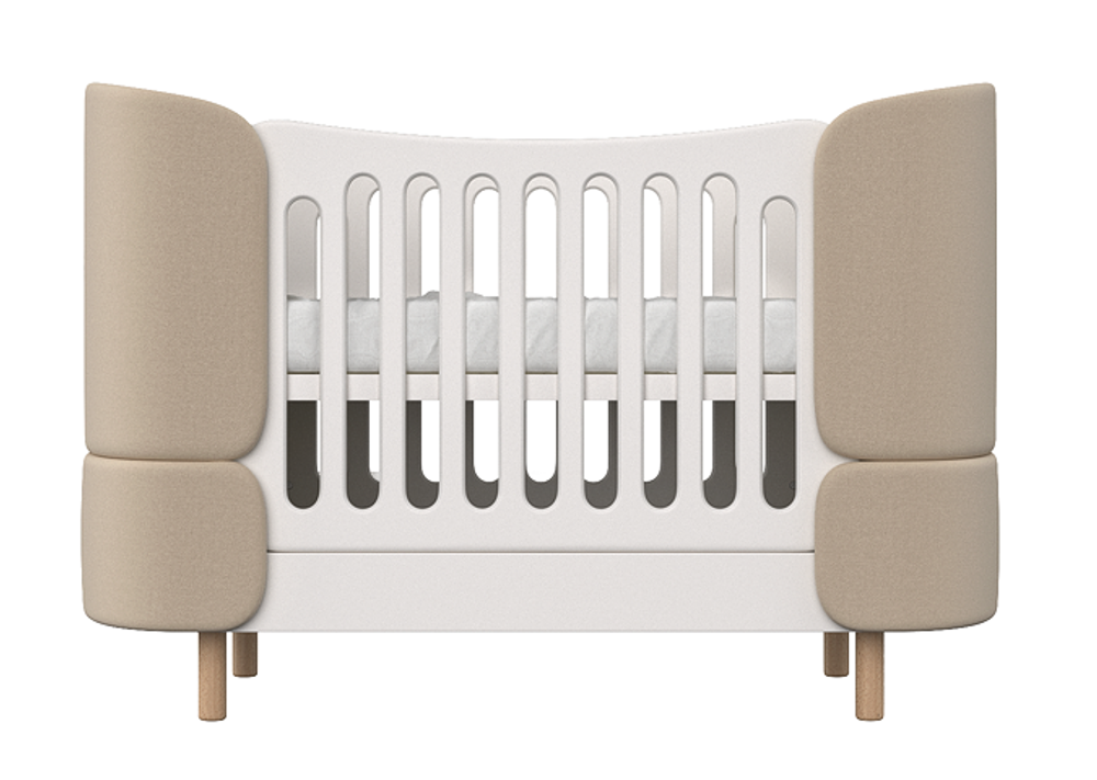Кроватка-трансформер KIDI Soft (бежевый)