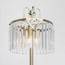 Citilux Инга CL335943 Торшер хрустальный Бронза