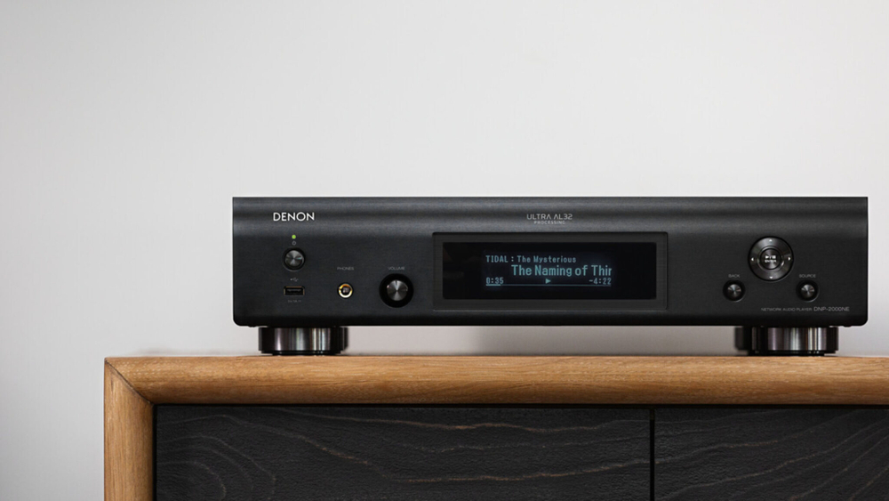 Сетевой аудиоплеер (проигрыватель) Denon DNP-2000NE, Black (Черный)