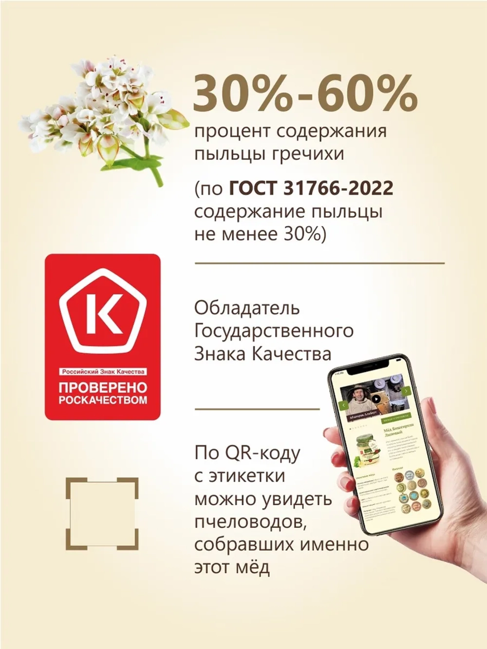 Набор меда липовый, акациевый, гречишный, натуральный