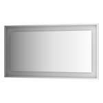 Зеркало Evoform в багетной раме со встроенным LED-светильником 33,5 W 140x75 см