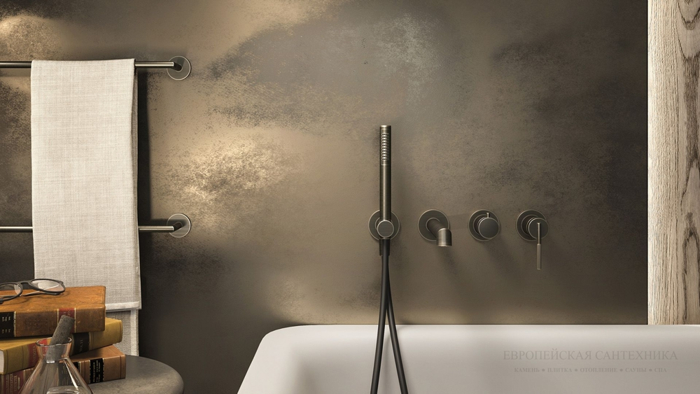 Полотенцедержатель Gessi Ingranaggio, настенный, L450 мм, цвет Copper PVD