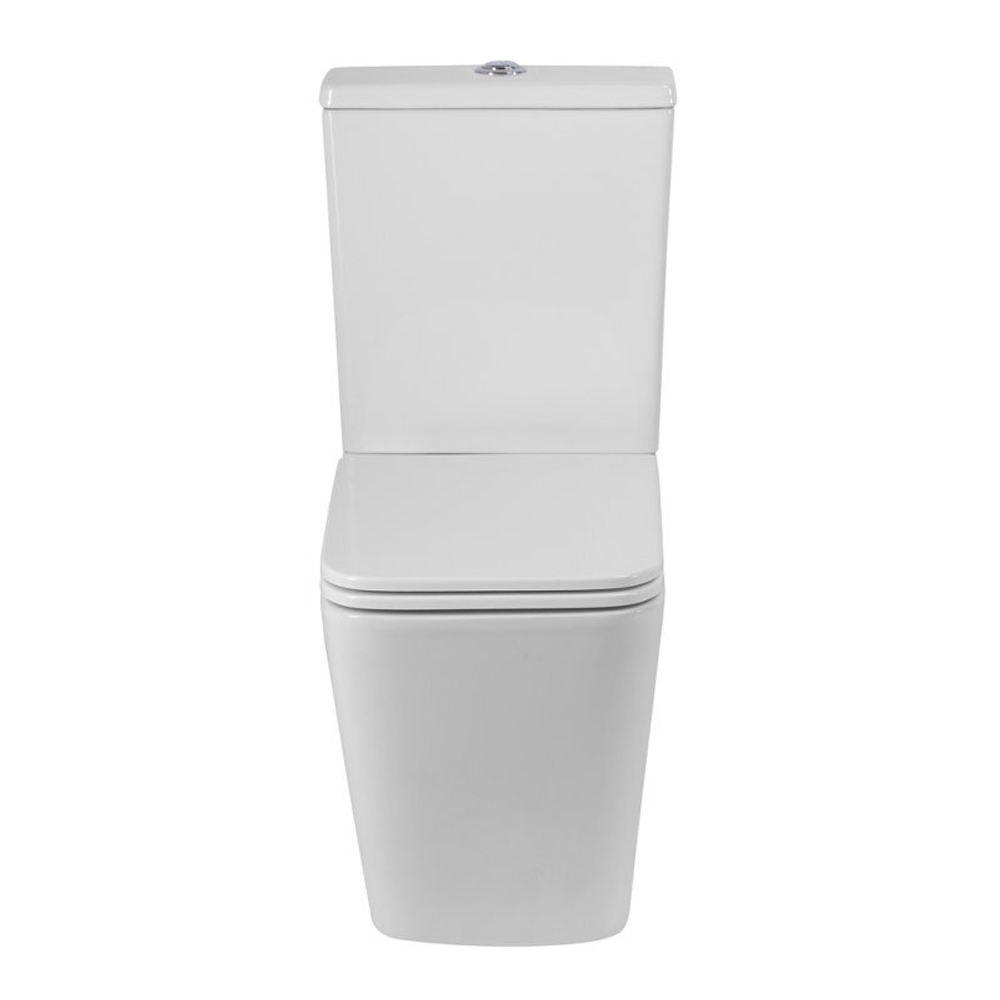 Унитаз-компакт безободковый BelBagno Ardente-R BB02093CPR/SC с крышкой-сиденьем микролифт, белый