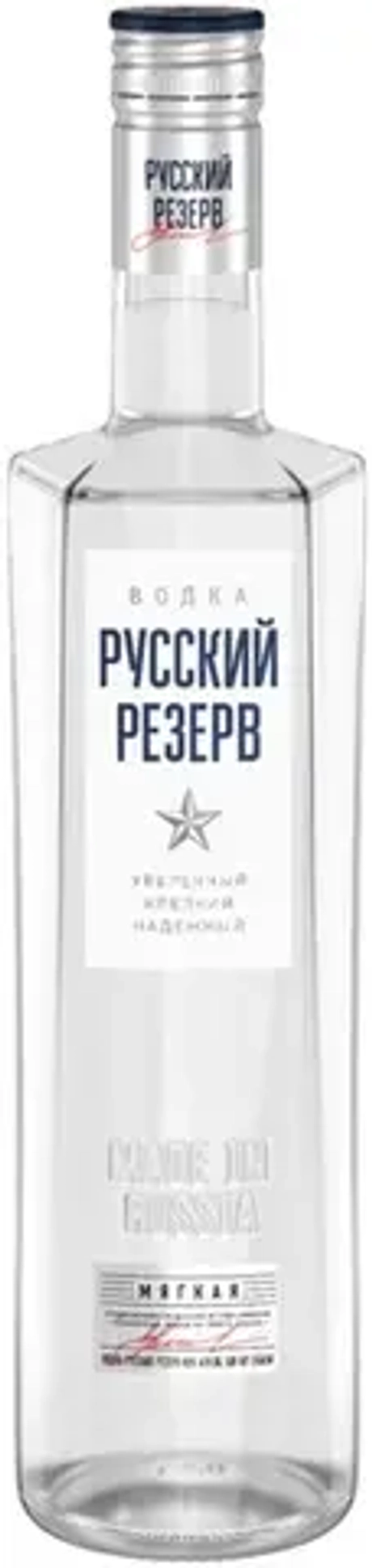 Водка РУССКИЙ РЕЗЕРВ МЯГКАЯ водка 0.5л.