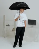 Зонт Une Petite Emeute Forgive me черный