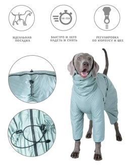 Комбинезон дождевик для собак