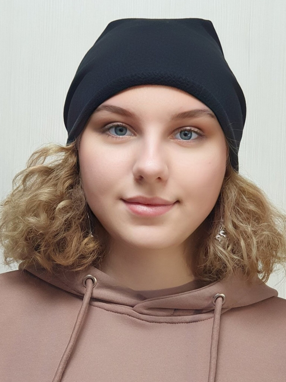 Шапка ДЖЕК хлопковая утепленная с валиком