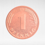 Germany, 1 Pfennig, 1999, (Karlsruhe Mint - "G"), XF