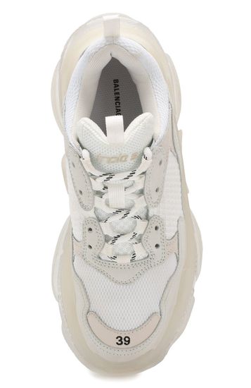 Кроссовки Balenciaga Triple S Clear Sole White