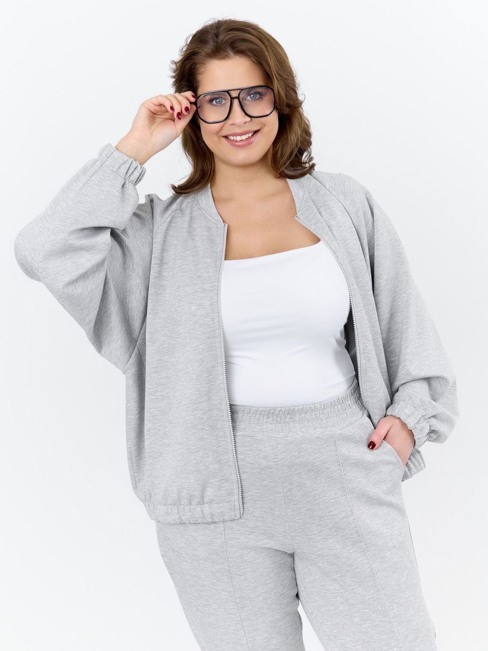 Бомбер Нео-1 Виотекс СЕРЫЙ МЕЛАНЖ