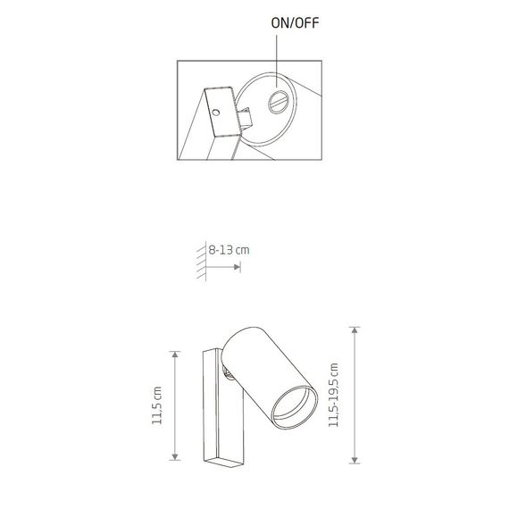 Спот Nowodvorski Mono 7808
